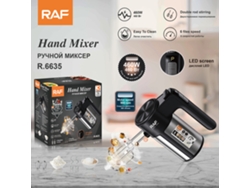 Batidora eléctrica estándar europea - 6 velocidades - 460 W - Fácil de limpiar - Batidora para pasteles - Batidora para cremas
