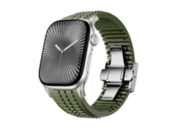 Pulsera de metal negro con diamante en forma de mariposa para Apple Watch 42/41/40/38 mm XIAOMOYU