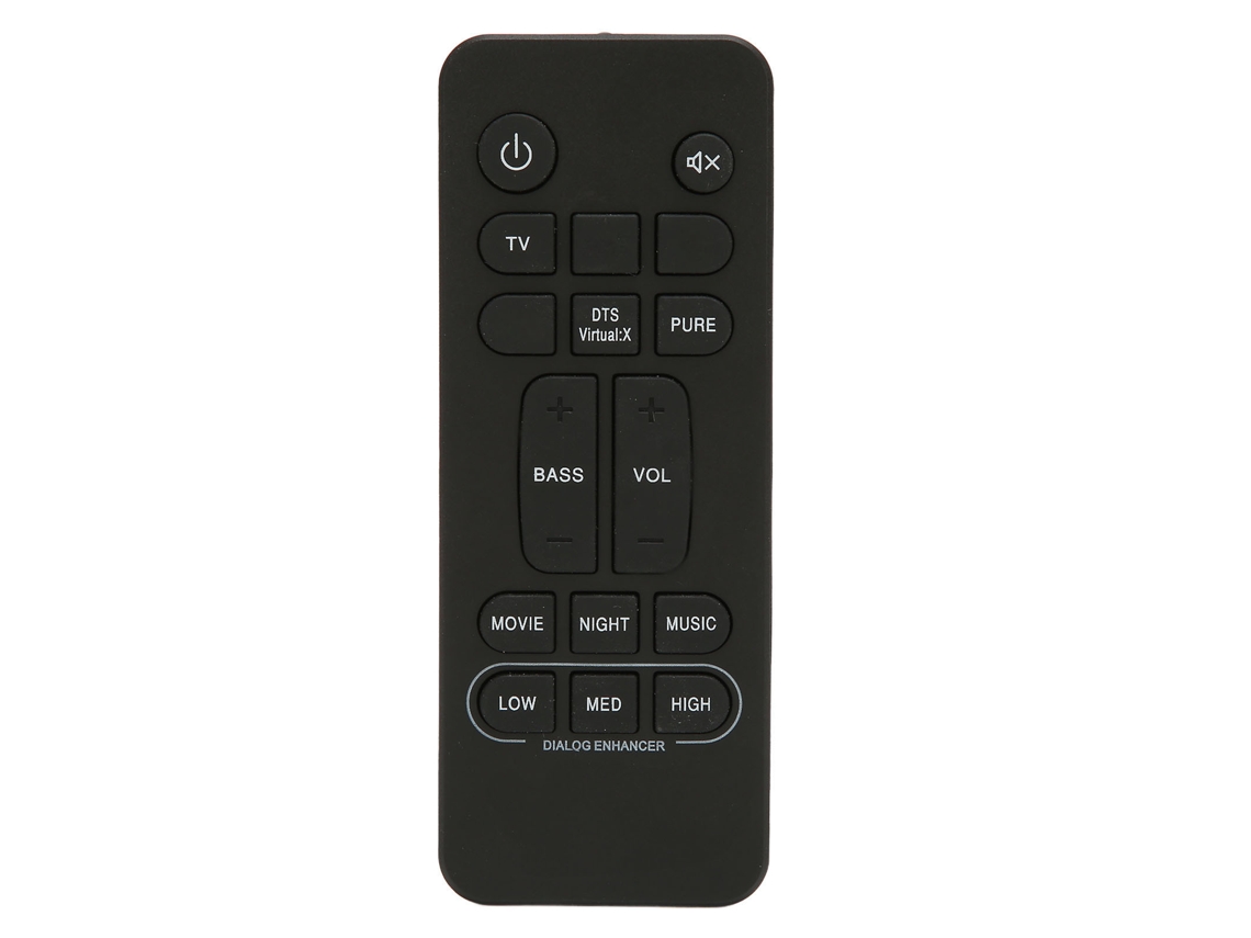 Mando A Distancia Para Barra De Sonido (alimentado Por Pilas) - Mando A Distancia De Repuesto Para Barra De Sonido