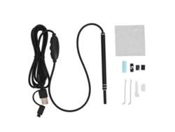 Otoscopio visual digital HD con lente impermeable IP67 y cámara para la eliminación de cerumen con interfaz 3 en 1.