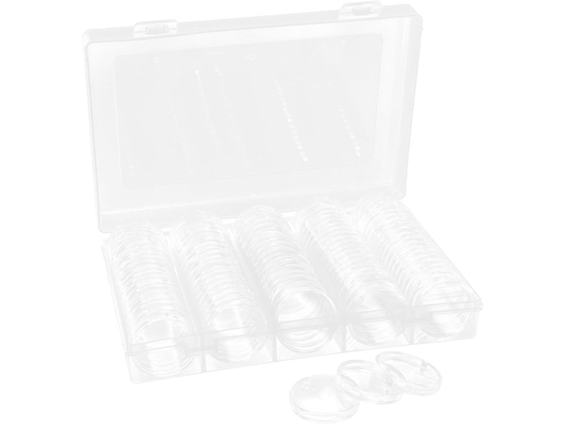 Caja De Plástico Con Bandeja Para Guardar Cápsulas