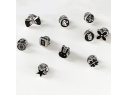 10 Botones De Broche Antiparpadeo Para Ropa, Cierre De Cuello Extraíble Y Ajustable.