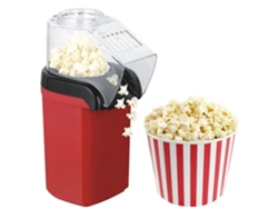 Máquina eléctrica de palomitas de maíz de aire caliente de 1200 W con vaso medidor para noches de cine en casa.
