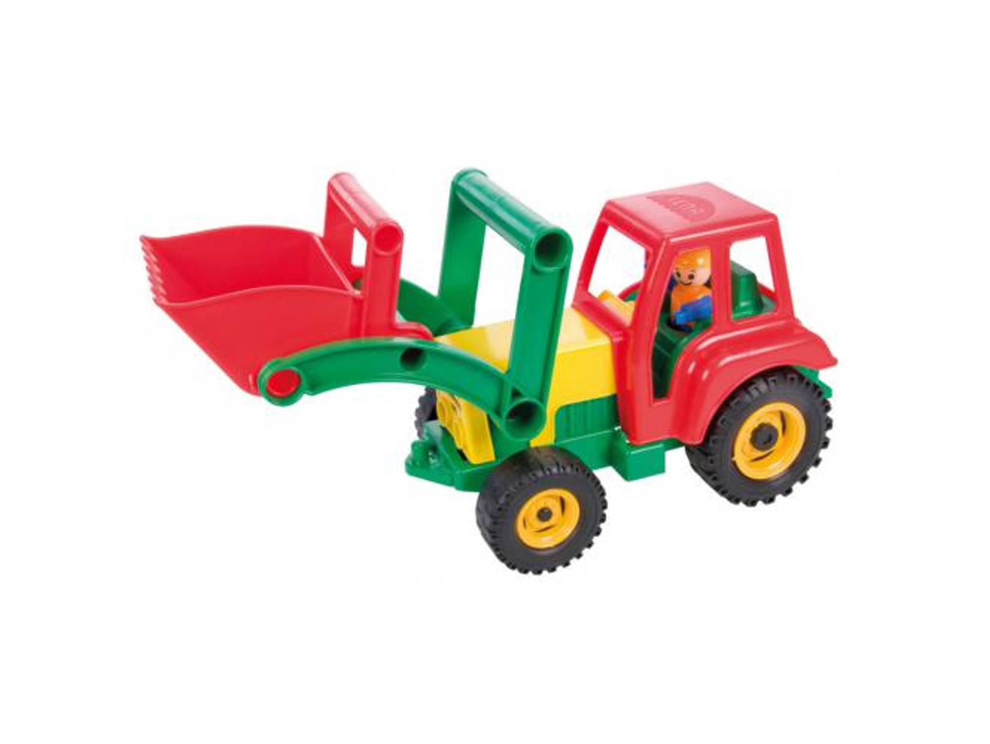 Vehículo de juguete LENA TOYS Camión con Pala Verde y Rojo