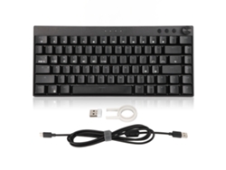 Teclado Mecánico De 82 Teclas, Iluminación Rgb, 3 Modos, Conexión Usb-c, Diseño Ergonómico Para Juegos Y Uso De Oficina, Interruptores Marrones.