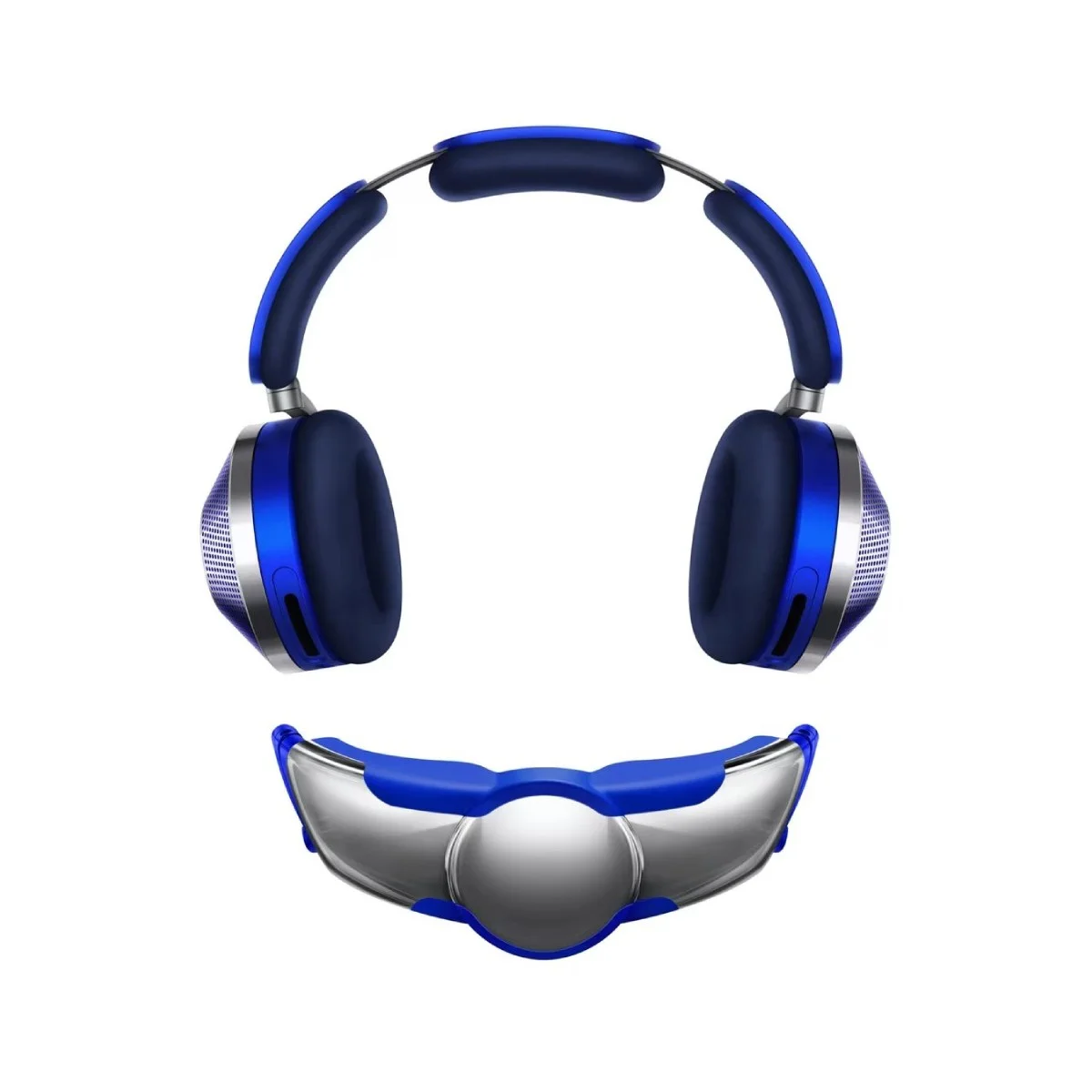Auriculares Dyson Zone con purificador de aire azul marino