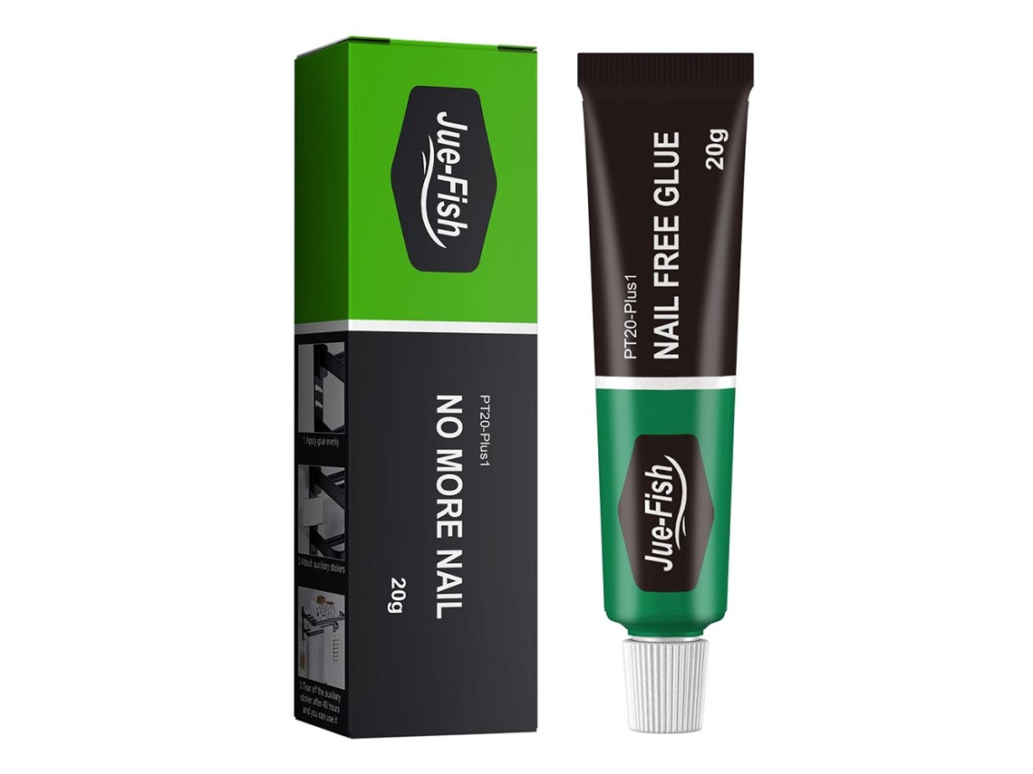 Cola multiuso super adesiva, sem pregos, selante forte para resina, cerâmica, metal, vidro e plástico.