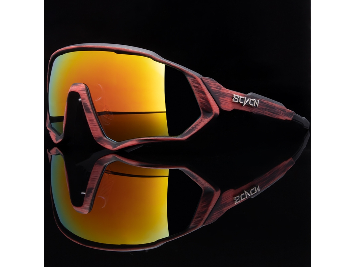 Gafas de ciclismo deportivas unisex MDUG con protección UV y lentes resistentes al viento (estilo 9)