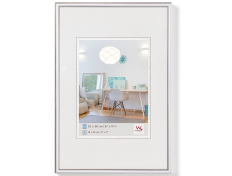 Marco de fotos New Lifestyle plateado 40x60 cm WALTHER DESIGN