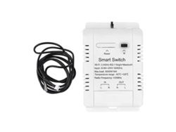Disyuntor inteligente Tuya con wifi, medición de temperatura y estadísticas de consumo de energía diarias, mensuales y anuales.