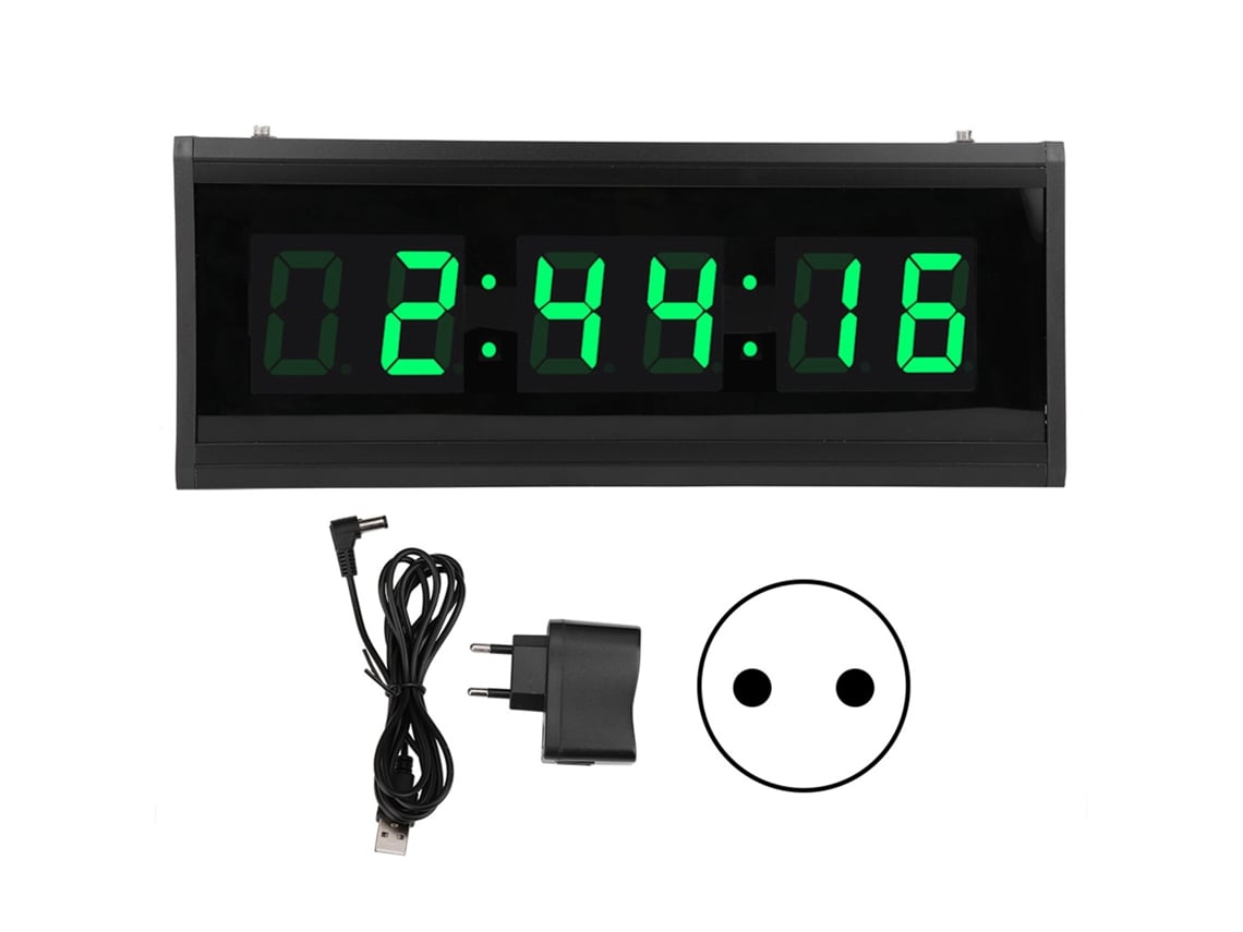 MEOIRUERY Reloj digital de pared con calendario
