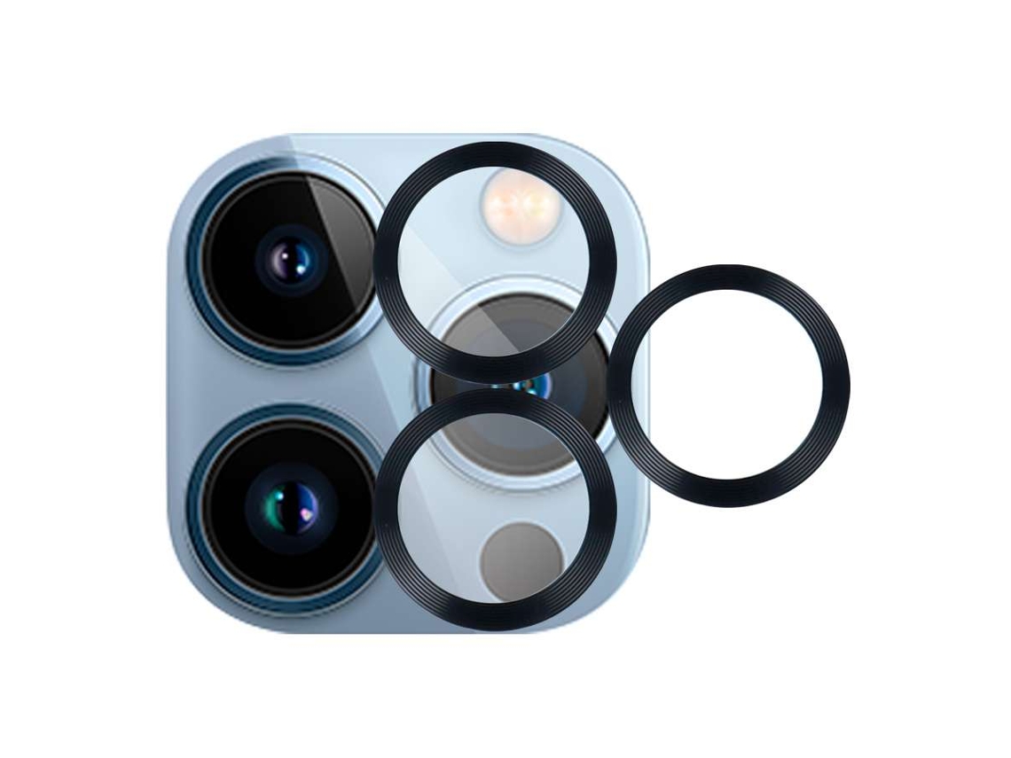 Cubre Objetivo Negro Para Iphone 13 Pro Max