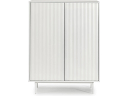 Aparador BAZAR MONDIALE Sierra (Blanco - MDF - 97x45x130 cm)