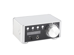 Yncm2026-amplificador Digital 100w Bt 5.0 Compacto Mini Estéreo Para Hogar Potencia Audio