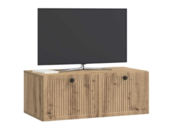 Maison Exclusive - Mueble Para Tv De Pared Roble Artesanal 78,5 X 41 X 30 Cm