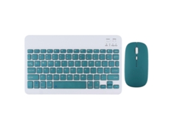 Teclado inalámbrico para iPad, teclado y ratón Bluetooth, mini teclado Android para tableta, iPad Pro 12 Everley891