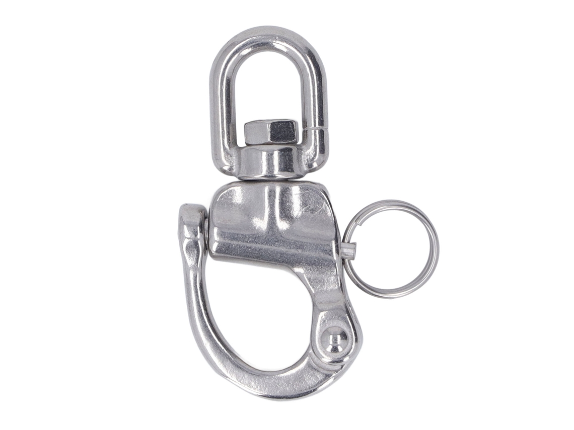 Conector De Presión Giratorio De 360 Grados En Acero Inoxidable Pulido Para Driza De Gennaker