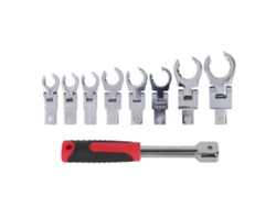Kit De Llaves Giratorias De Cabeza Flexible De 180° De Acero Cromo-vanadio Para Tuberías De Petróleo.