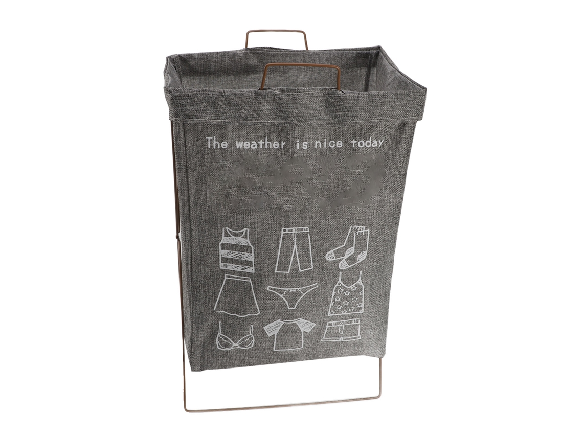 Cesto De Ropa Sucia Plegable Con Estructura En Forma De X De Metal, Impermeable, Multifuncional, Plegable, Con Bolsa Para Dormitorio, Apartamento, Co
