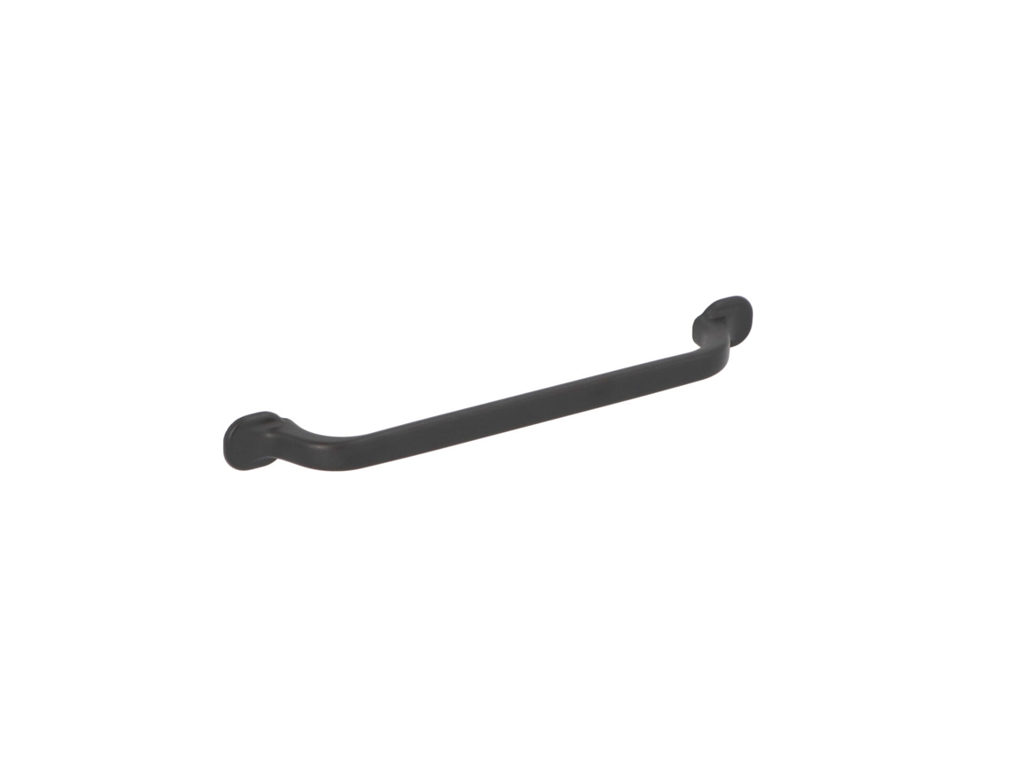 Tirador Para Mueble De Zamac Distancia Entre Ejes De 160 Mm Barniz Negro Mate Lote De 6mm