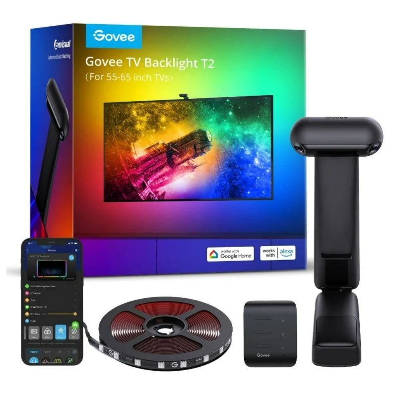 Govee H605C Envisual Tv Backlight T2 Rgb Smart Led Strip para Tvs N/A
