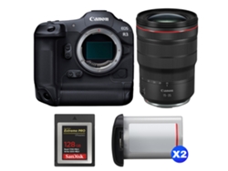 Canon Eos R3 + Rf 15-35mm F/2.8 L Is Usm + 1 Sandisk 128gb Extreme Pro Cfexpress Type B + 2 Canon Lp-e19 + Ebook Pricedirect