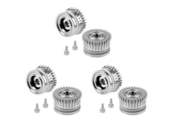 3x Hardened Steel Extruder Gear For K1/k1c/k1 Max/ender3v3/v3plus Wear-resistant Dual Gear