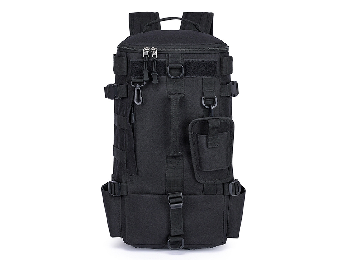 Mochila multifuncional de pesca UIMBER con compartimentos para ropa seca y mojada (negra)