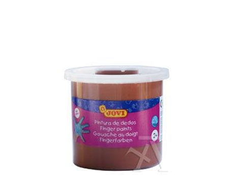 Estuche 5 Botes Pintura Dedos Jovi 125Ml Marron
