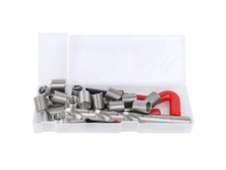 Kit De Reparación De Roscas M14 Con 25 Piezas Y Estuche De Plástico Transparente Para Máquinas De Procesamiento.