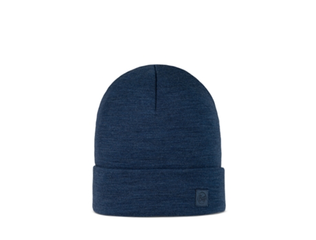 Gorro de Mujer BUFF Grueso De Merino Para Lana Merina Azul (Talla Única)
