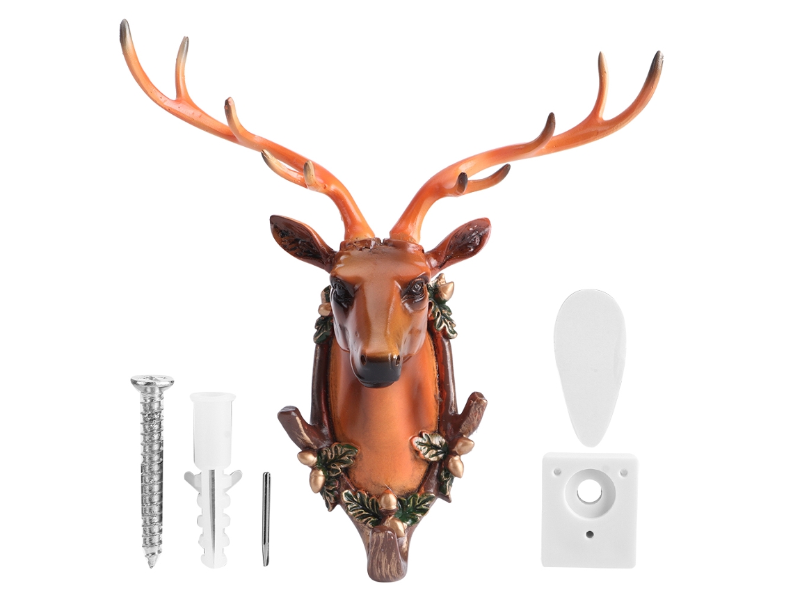 Gancho de pared de baño de resina con forma de animal para colgar toallas y accesorios
