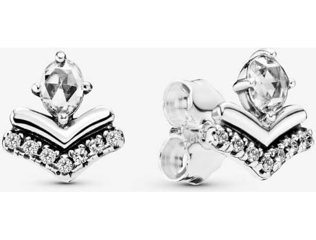 Pendientes PANDORA de Botón (Plata - Plateado - Talla Única)