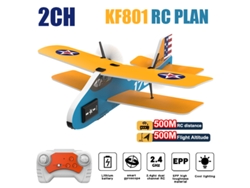 Avión RC KF801 acrobático de 2,4 G, planeador de radiocontrol, modelo de vuelo libre para niños. Aeuzwr