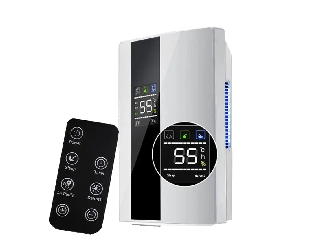 Deshumidificador doméstico, capacidad de 2200 ml, control remoto, temporizador de 24 horas, 220 V OEM