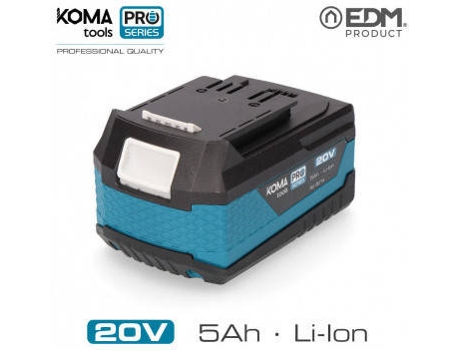 Batería Litio 20V 5.0V KOMA TOOLS Batería Serie Edm