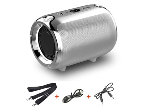 Altavoz Portátil Pequeno Bluetooth con Radio Fm Música Subwoofer Tf Aux Altavozs Usb para Telefones de Computador S518