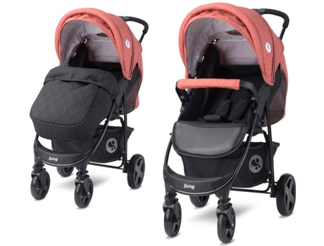 Carrito de Bebé LORELLI DAYSI BASIC Black & Ginger Orange (6m+)