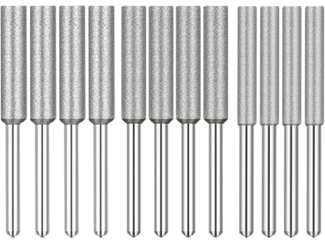 Juego De 12 Brocas De Diamante De Precisión Para Motosierras Y Puntas Abrasivas. Adecuado Para Su Uso.