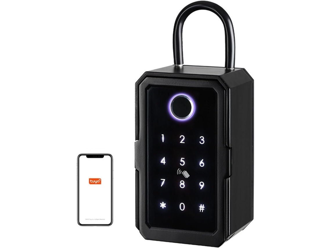Caja Fuerte Pequeña, Cerradura Inteligente Con Contraseña, Seguridad Impermeable.