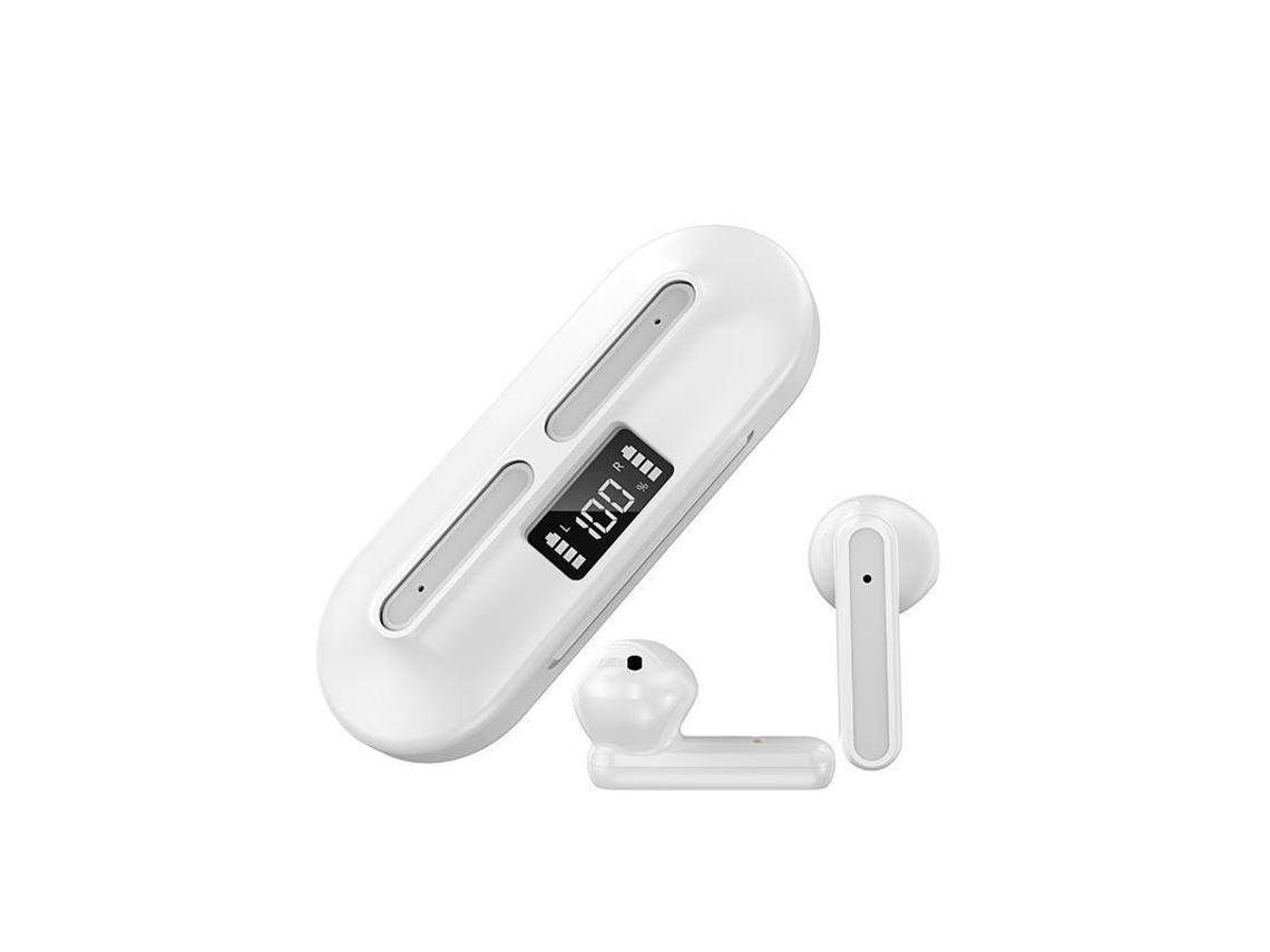 Auriculares Inalámbricos Pantalla Led Deportiva Prueba Agua Reducción Ruido Control YIZHOOD Bluetooth Negro