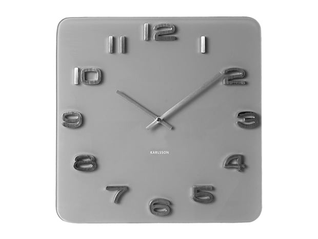 Karlsson Reloj De pared vintage gris