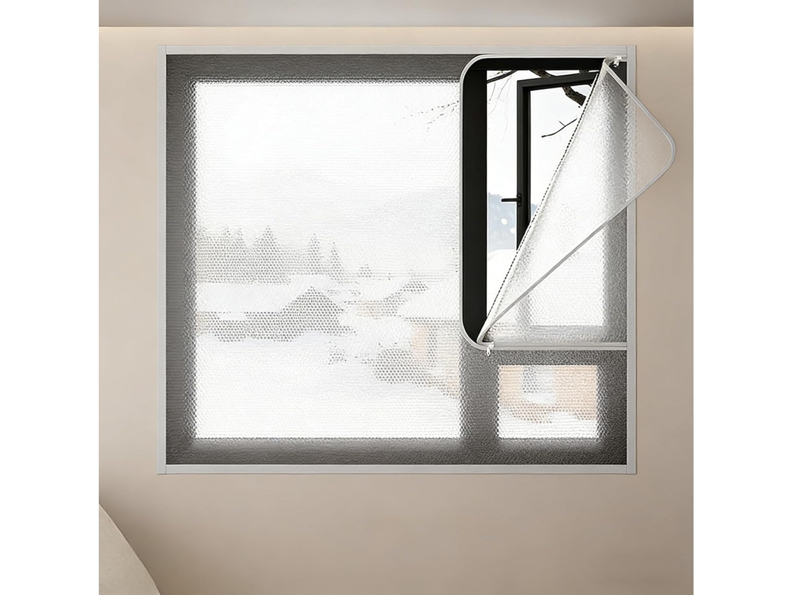 Lámina De Sellado Para Ventanas, Kit Aislamiento Térmico Interior Invierno, Alta Durabilidad, Apto La Mayor...