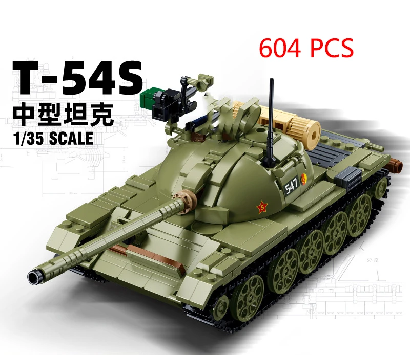 (N.º 1135) Set de vehículos militares y tanques, Ejército, Bloques de construcción, Piezas de construcción para niños