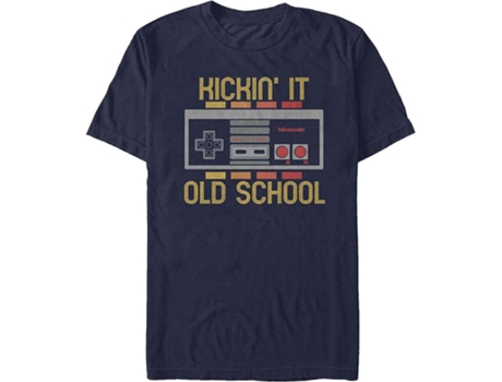 Camiseta ROCKINSTONE Kickin' It Old School Nintendo (XL)