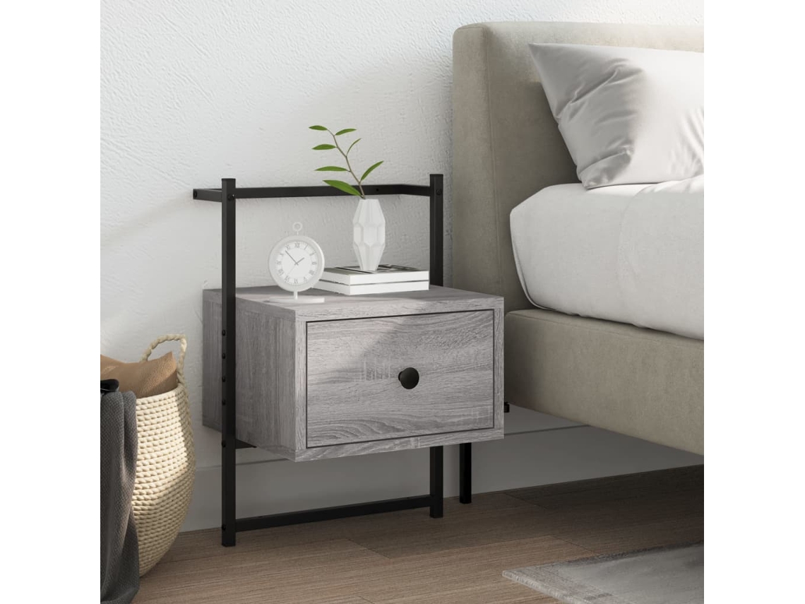 Cabecero Pared Sonoma Madera Gris (35x30x51cm)