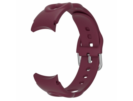 Correa de Silicona liberación rápida 20mm para Samsung Galaxy Watch4 40mm/44mm/Watch4 Classic 42mm/46mm - vino tinto