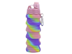 Botella De Agua Deportiva Plegable De Silicona Reutilizable Para Niños Y Estudiantes. Rosewell
