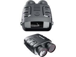 Binoculares de visión nocturna con infrarrojos de 1080p y zoom digital de 5x para caza, acampada, viajes y vigilancia.