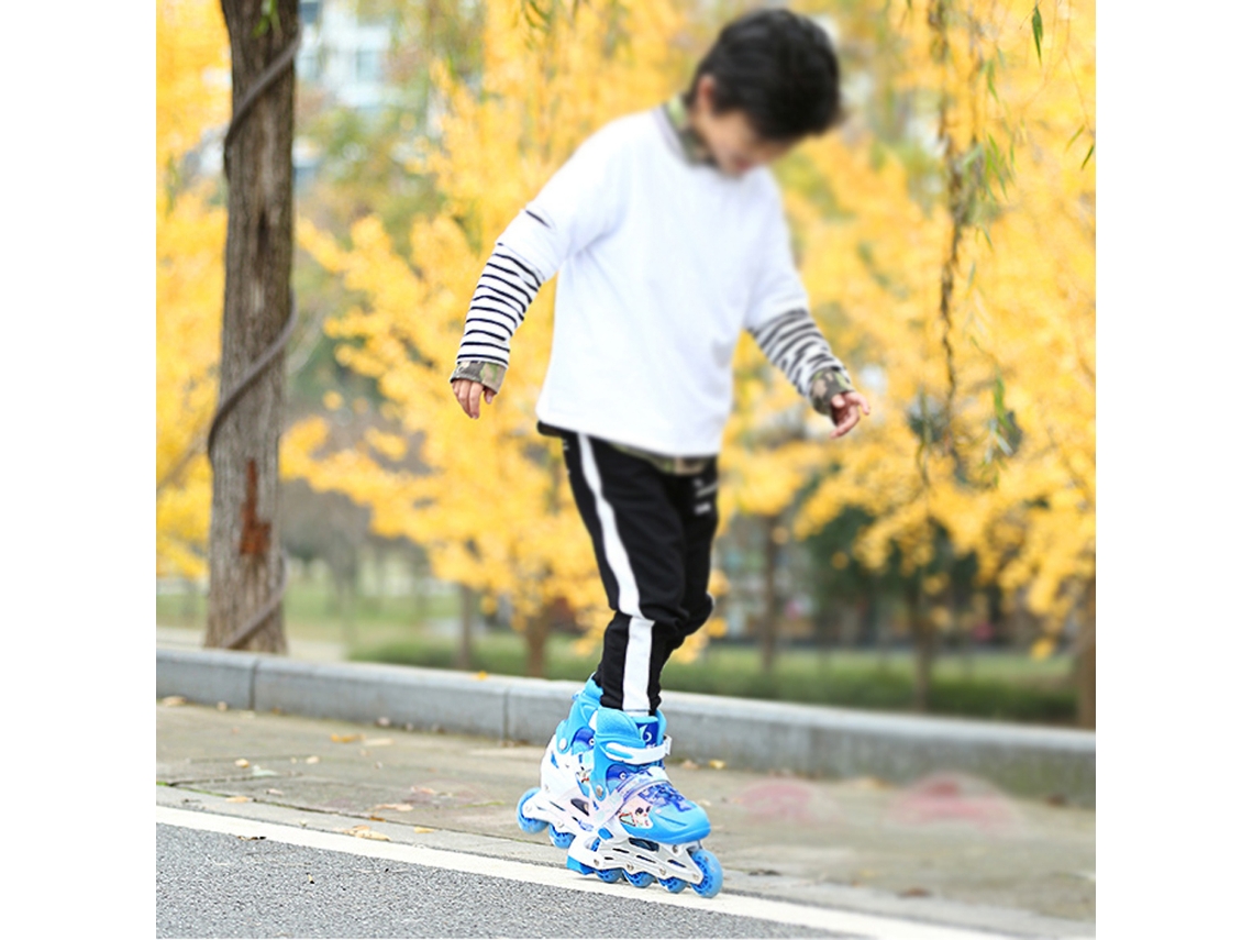2026-patines En Línea Ajustables Para Niños Con Casco Y Equipo De Protección, Patines Iluminados Para Principiantes Interior Y Exterior